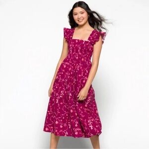 Hill House Home | The Ellie Nap Dress in Magenta Floral | Size Small